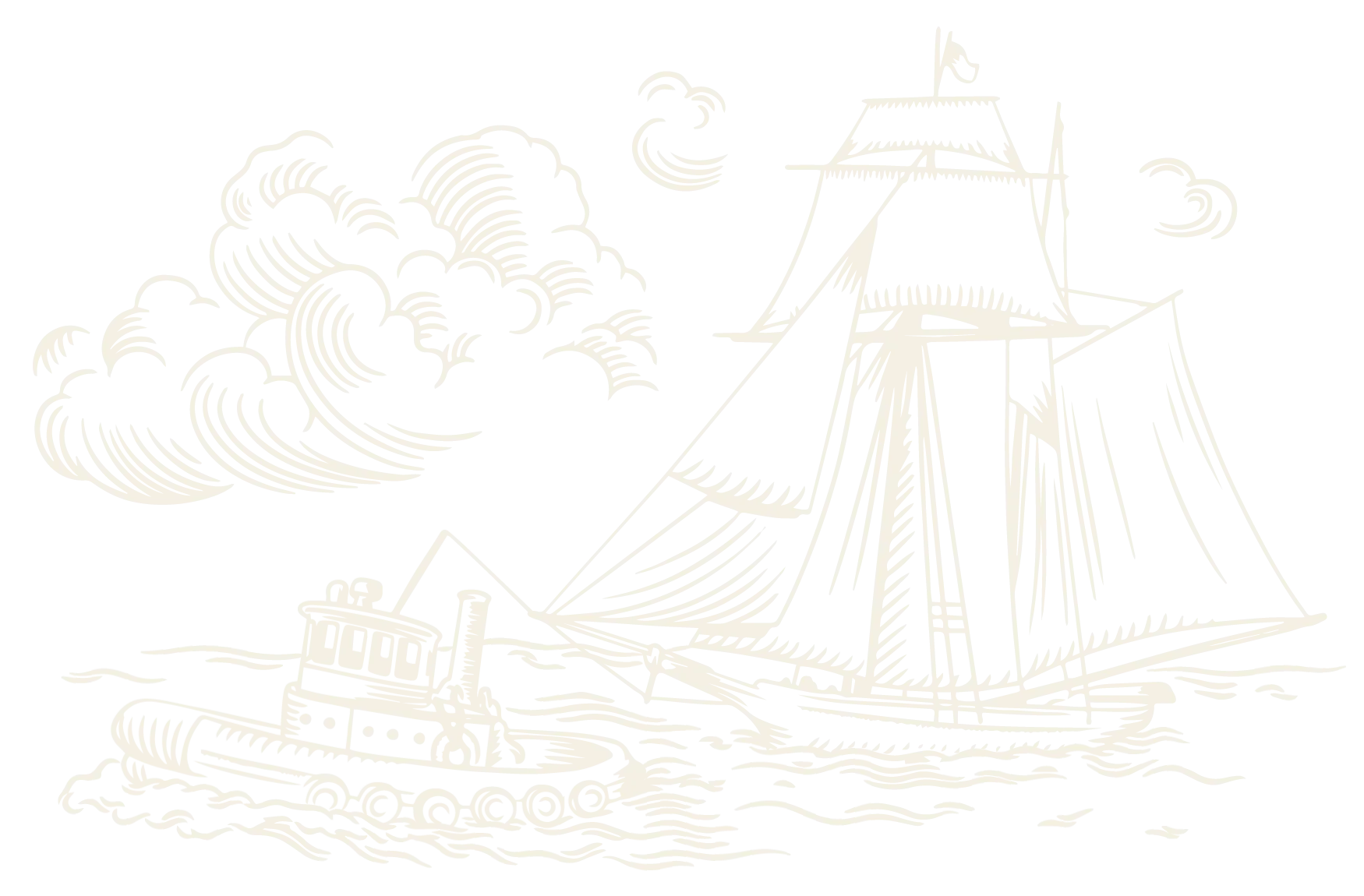 Animated tugboat illustration